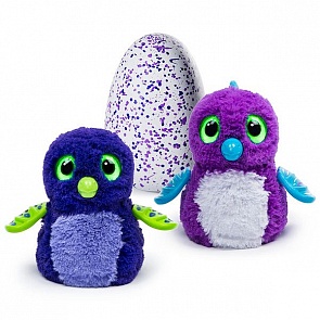 Интерактивный питомец дракоша Hatchimals, вылупляющийся из яйца, пурпурный (Spin Master, 19100-DRAG-PURP)
